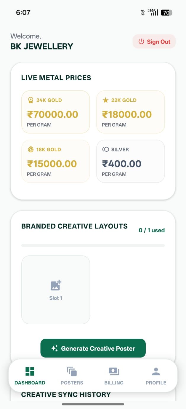 Inwora App Showroom Registration